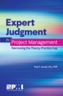 Image for Expert Judgment in Project Management : Narrowing the Theory-Practice Gap