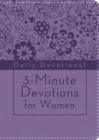 Image for 3-Minute Devotions for Women: Daily Devotional (purple)