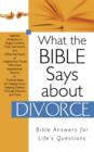 Image for What The Bible Says About Divorce
