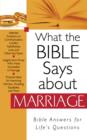 Image for What the Bible Says about Marriage