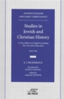 Image for Studies in Jewish and Christian History