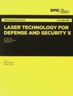 Image for Laser Technology for Defense and Security X