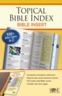 Image for BOOK: Topical Bible Index Insert