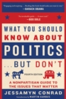 Image for What You Should Know About Politics . . . But Don&#39;t: A Nonpartisan Guide to the Issues That Matter