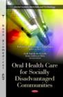 Image for Oral health care for socially disadvantaged communities