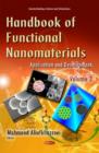 Image for Handbook of functional nanomaterialsVolume 3,: Application &amp; development