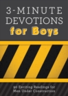 Image for 3-Minute Devotions for Boys