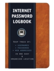 Image for Internet Password Logbook (Cognac Leatherette) : Keep track of: usernames, passwords, web addresses in one easy &amp; organized location