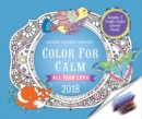 Image for Color for Calm All Year Long 2018 : Box Calendar with Colored Pencils attached to Base