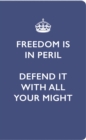 Image for Freedom is in Peril Journal