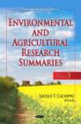 Image for Environmental &amp; agricultural research summariesVolume 3