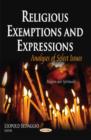 Image for Religious Exemptions &amp; Expressions : Analyses of Select Issues
