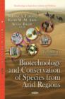 Image for Biotechnology &amp; Conservation of Species from Arid Regions : 2 Volume Set