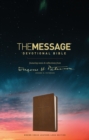 Image for The Message Devotional Bible, Brown Cross