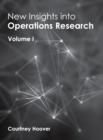 Image for New Insights Into Operations Research: Volume I