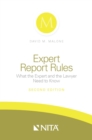 Image for Expert Report Rules: What the Expert and Lawyer Need to Know