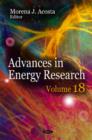 Image for Advances in Energy Research. Volume 18