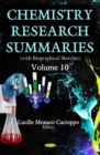 Image for Chemistry Research Summaries.