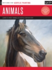 Image for Acrylic - animals  : learn to paint animals in acrylic step by step
