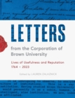 Image for Letters from the Corporation of Brown University