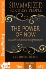 Image for Power of Now - Summarized for Busy People: A Guide to Spiritual Enlightenment: Based on the Book by Eckhart Tolle