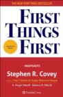 Image for First Things First: Snapshots