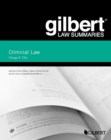 Image for Gilbert law summary on criminal law
