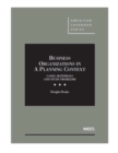 Image for Business organizations in a planning context, cases, materials and study problems