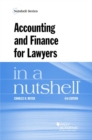 Image for Accounting and Finance for Lawyers in a Nutshell