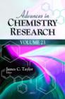 Image for Advances in chemistry researchVolume 23