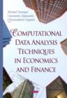 Image for Computational data analysis techniques in economics &amp; finance