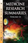 Image for Medicine research summaries  : with biographical sketchesVolume 14