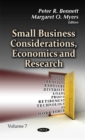 Image for Small business considerations, economics and researchVolume 7