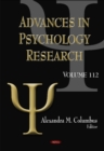 Image for Advances in psychology researchVolume 112