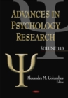 Image for Advances in psychology researchVolume 113