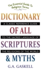 Image for Dictionary of All Scriptures and Myths