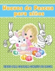 Image for Huevos de Pascua para ni?os : Dibujo para colorear conejito de pascua
