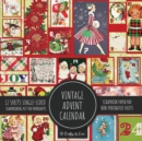 Image for Vintage Advent Calendar Scrapbook Paper Pad : Christmas Background 8x8 Decorative Paper Design Scrapbooking Kit for Cardmaking, DIY Crafts, Creative Projects