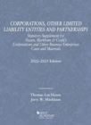 Image for Corporations, Other Limited Liability Entities and Partnerships, Statutory Supplement for Hazen, Markham &amp; Coyle&#39;s Corporations and Other Business Enterprises, Cases and Materials, 2022-2023 Edition
