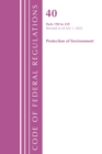 Image for Code of Federal Regulations, Title 40 Protection of the Environment 190-259, Revised as of July 1, 2022