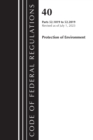 Image for Code of Federal Regulations, Title 40 Protection of the Environment 52.1019-52.2019, Revised as of July 1, 2023