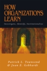 Image for How organizations learn: investigate, identify, institutionalize