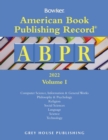 Image for American Book Publishing Record Annual - 2 Vol Set, 2022