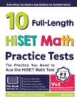 Image for 10 Full Length HiSET Math Practice Tests : The Practice You Need to Ace the HiSET Math Test