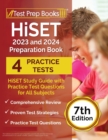 Image for HiSET 2023 and 2024 Preparation Book : HiSET Study Guide with Practice Test Questions for All Subjects [7th Edition]