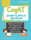 Image for CogAT Grade 4 Level 10 Workbook : Gifted and Talented Test Preparation with CogAT Practice Questions for Forms 7 and 8