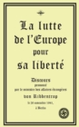 Image for La lutte de l&#39;Europe pour sa libert?