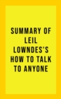 Image for Summary of Leil Lowndes&#39;s How to Talk to Anyone
