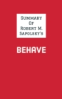 Image for Summary of Robert M. Sapolsky&#39;s Behave
