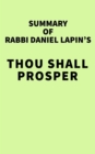 Image for Summary of Rabbi Daniel Lapin&#39;s Thou Shall Prosper